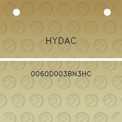 hydac-0060d003bn3hc