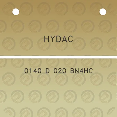 hydac-0140-d-020-bn4hc