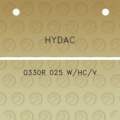 hydac-0330r-025-whcv