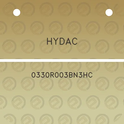 hydac-0330r003bn3hc