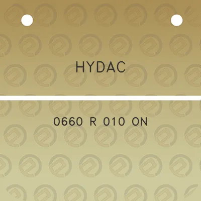 hydac-0660-r-010-on