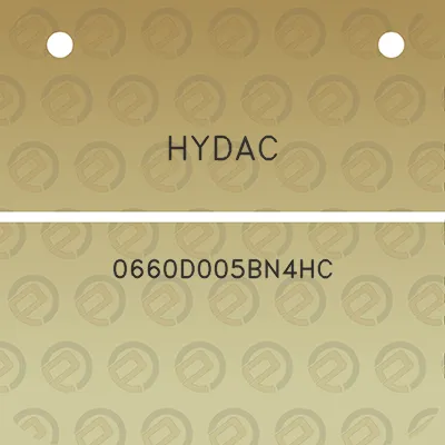 hydac-0660d005bn4hc