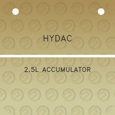 hydac-25l-accumulator