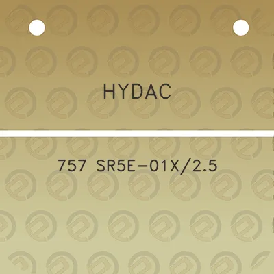 hydac-757-sr5e-01x25