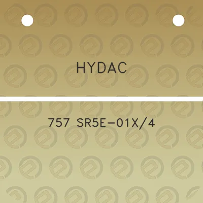 hydac-757-sr5e-01x4