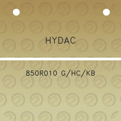 hydac-850r010-ghckb