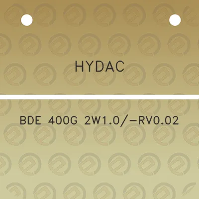 hydac-bde-400g-2w10-rv002