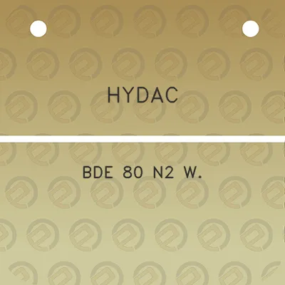 hydac-bde-80-n2-w