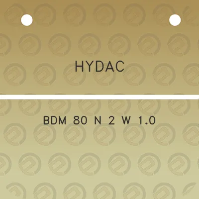 hydac-bdm-80-n-2-w-10