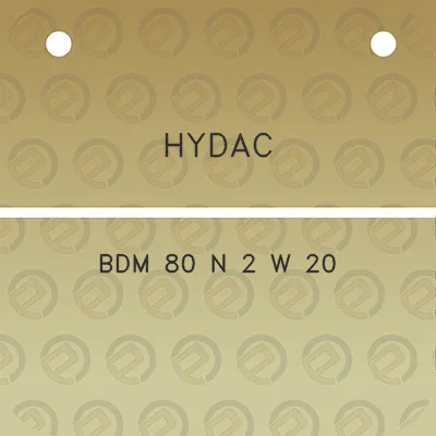 hydac-bdm-80-n-2-w-20