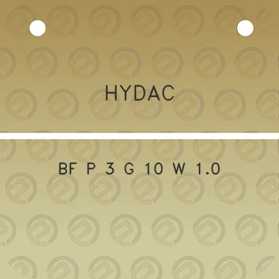 hydac-bf-p-3-g-10-w-10