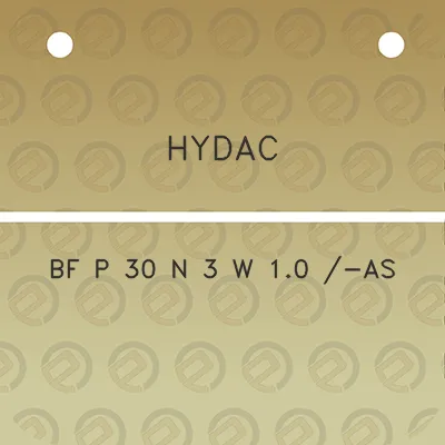 hydac-bf-p-30-n-3-w-10-as