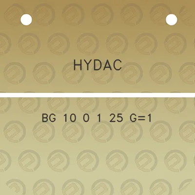 hydac-bg-10-0-1-25-g1