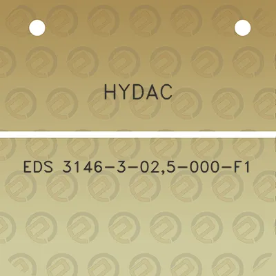 hydac-eds-3146-3-025-000-f1