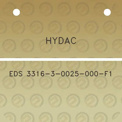 hydac-eds-3316-3-0025-000-f1