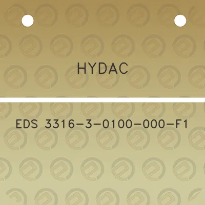 hydac-eds-3316-3-0100-000-f1