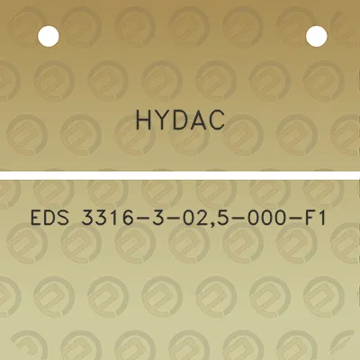 hydac-eds-3316-3-025-000-f1