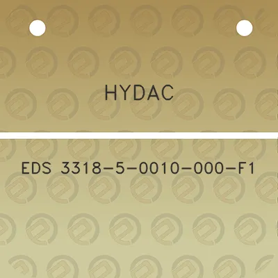 hydac-eds-3318-5-0010-000-f1