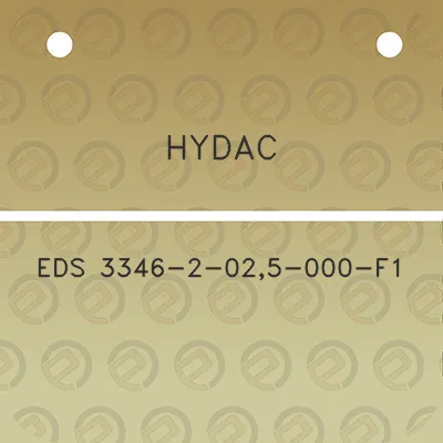 hydac-eds-3346-2-025-000-f1