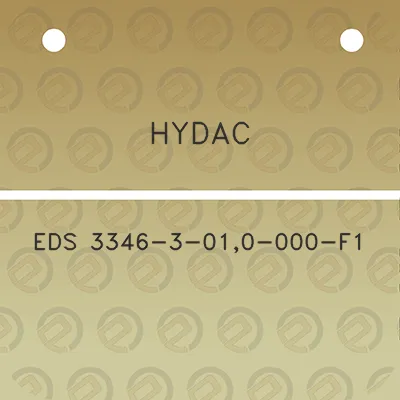 hydac-eds-3346-3-010-000-f1