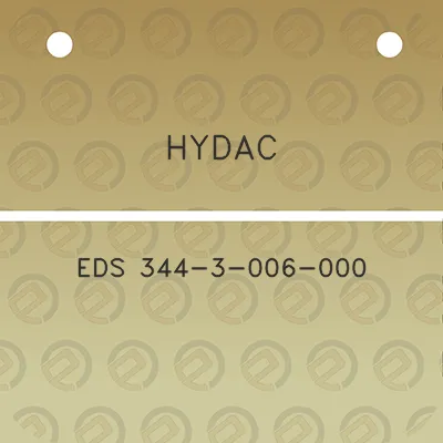 hydac-eds-344-3-006-000