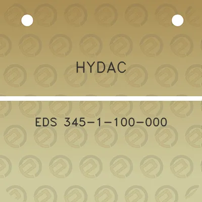 hydac-eds-345-1-100-000