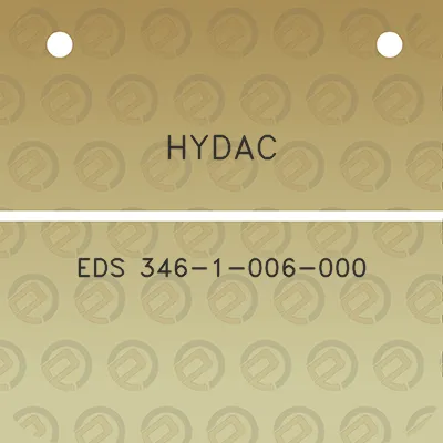 hydac-eds-346-1-006-000