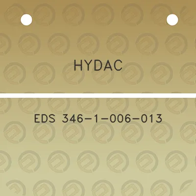 hydac-eds-346-1-006-013