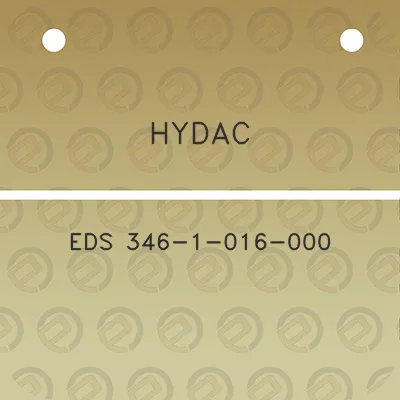 hydac-eds-346-1-016-000