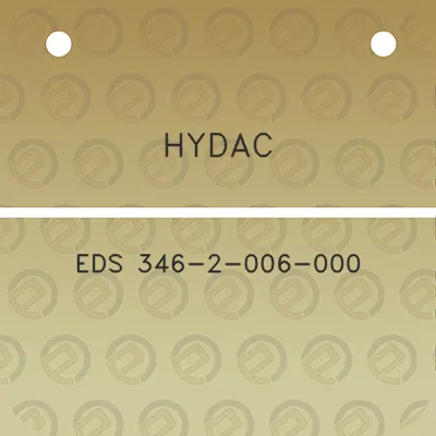 hydac-eds-346-2-006-000