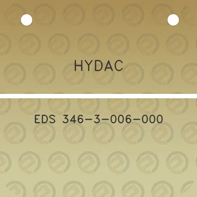 hydac-eds-346-3-006-000