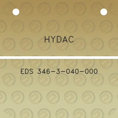 hydac-eds-346-3-040-000