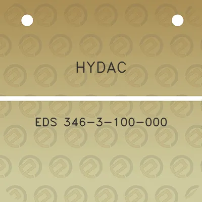 hydac-eds-346-3-100-000