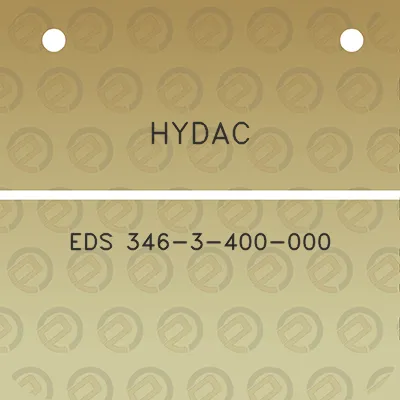 hydac-eds-346-3-400-000