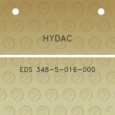 hydac-eds-348-5-016-000