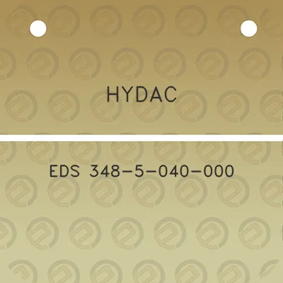 hydac-eds-348-5-040-000