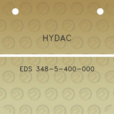 hydac-eds-348-5-400-000