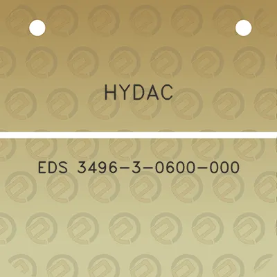 hydac-eds-3496-3-0600-000