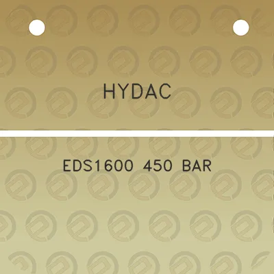 hydac-eds1600-450-bar