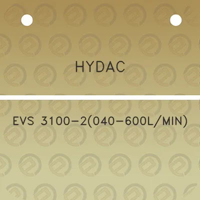 hydac-evs-3100-2040-600lmin