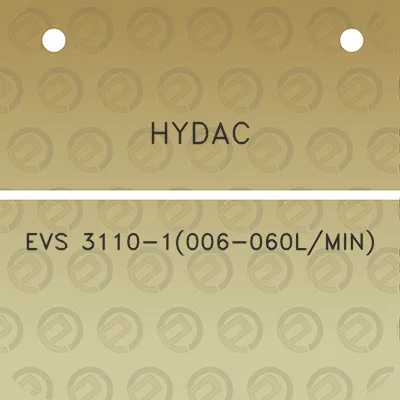 hydac-evs-3110-1006-060lmin