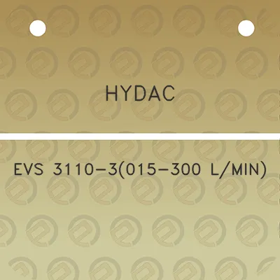 hydac-evs-3110-3015-300-lmin