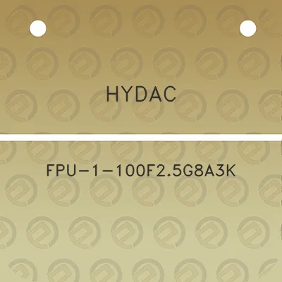 hydac-fpu-1-100f25g8a3k