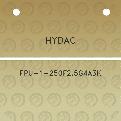 hydac-fpu-1-250f25g4a3k