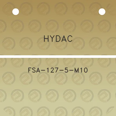 hydac-fsa-127-5-m10