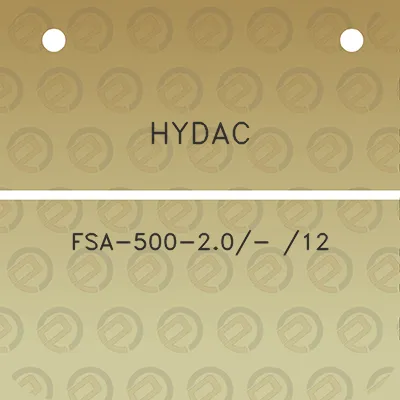 hydac-fsa-500-20-12