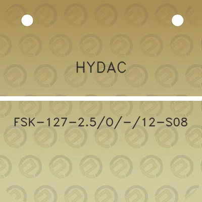 hydac-fsk-127-25o-12-s08