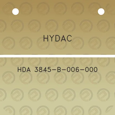 hydac-hda-3845-b-006-000