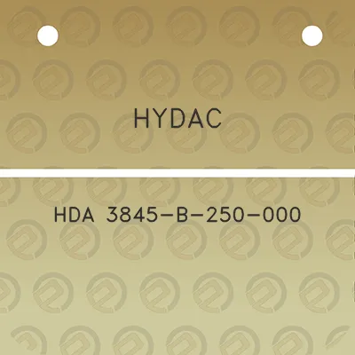 hydac-hda-3845-b-250-000