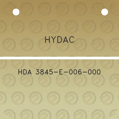 hydac-hda-3845-e-006-000